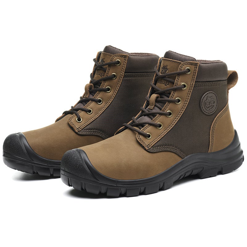 High-Top Tooling Safety Shoes European Standard Anti-Smashing And Anti-Thorn Waterproof Wear-Resistant Lightweight Safety Shoes - Image 5
